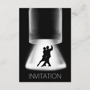 Tango Latin Dance Modern Vip-inbjudan Inbjudningar