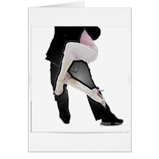 Tango legs hälsningskort