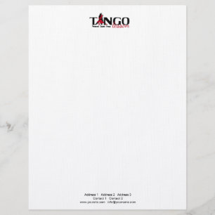 Tango Lesson - Letterhead Brevhuvud