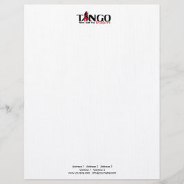 Tango Lesson - Letterhead Brevhuvud