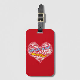 Tango Milongas från Buenos Aires Bagagebricka