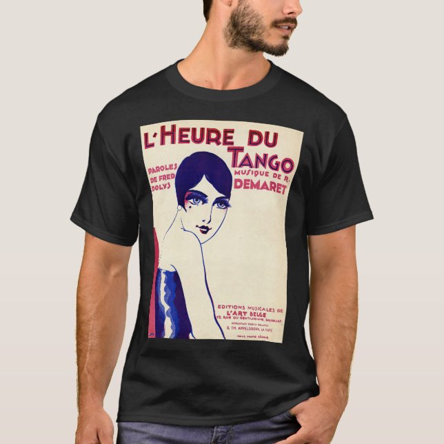 Tango på 1920-talet t shirt (Framsida)