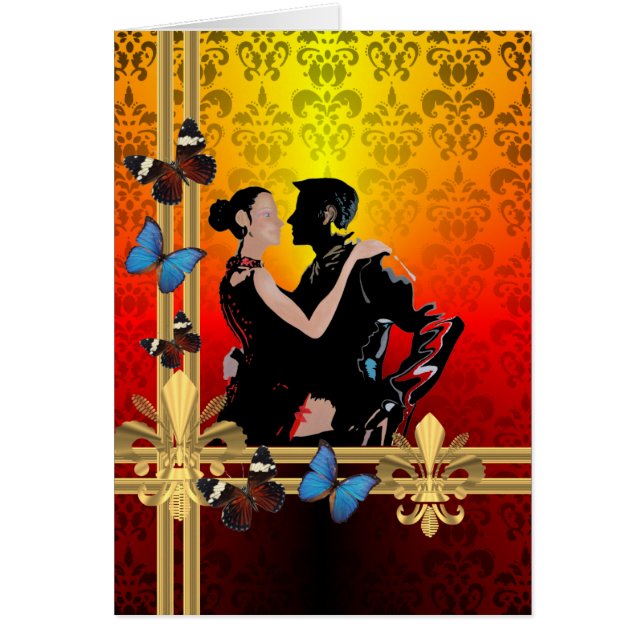 Tango på damm OBS kort (Framsidan)