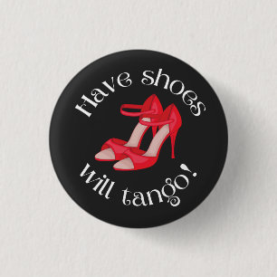 Tango Red Tango Shoes är fräckt Knapp