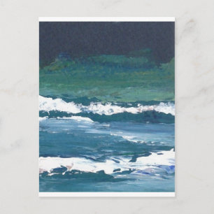 Tango Sea Ocean Vågar Beach Decor Vykort