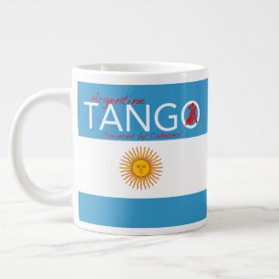 Tango, som i Life - A Tango Haiku (Cabeceo) Jumbo Mugg