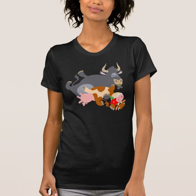 Tango! (tecknad tjur och ko) Kvinnor T-shirt (Framsida)