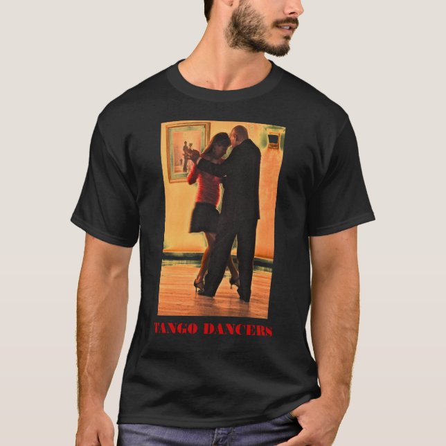 Tangodansaresvart Tee Shirt (Framsida)