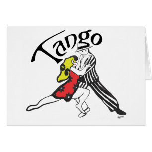 Tangotecken Hälsningskort