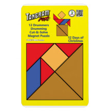Tangram Magnet Puzzle - 12 Drummers Drumming