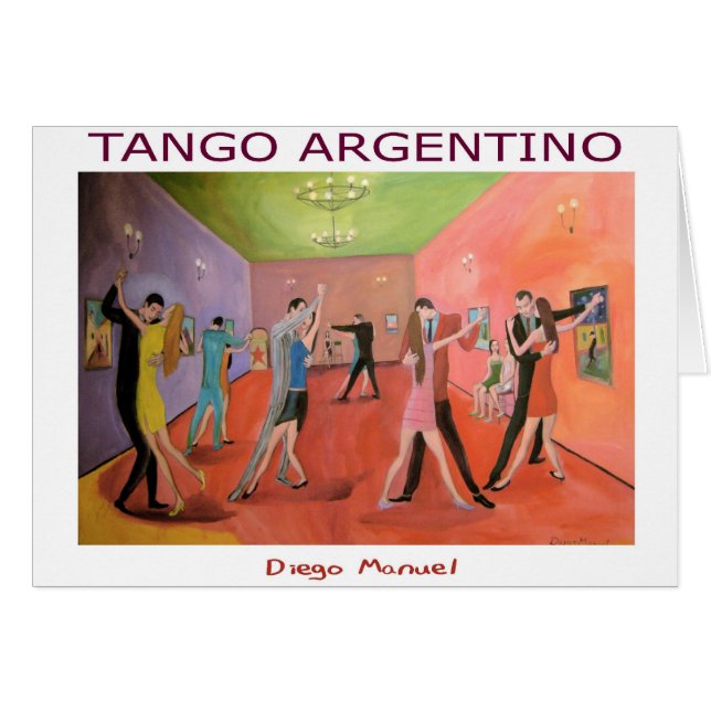 Tangueria 5 hälsningskort (Framsidan Horizontal)