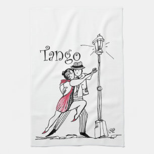 Tangueritos kopplar ihop kökshandduk
