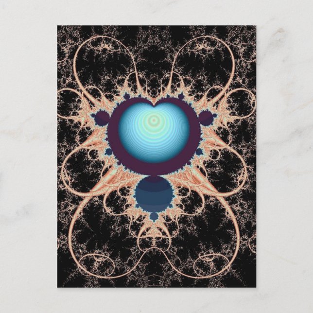 Tangulerat vykort för hjärtat (Framsida)