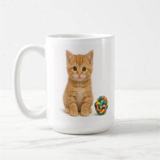 Tangy Trouble - Orange Tabby Kitten Kaffemugg