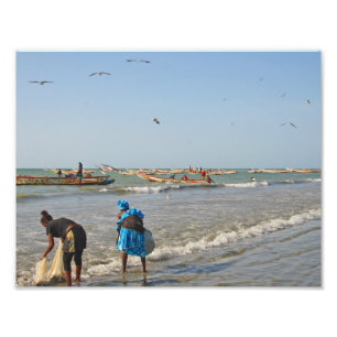 Tanji, Gambia Fototryck
