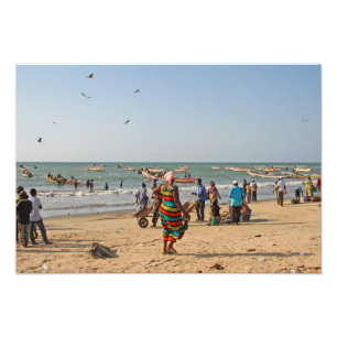 Tanji, Gambia Fototryck