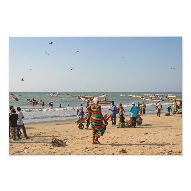 Tanji, Gambia Fototryck (Framsidan)