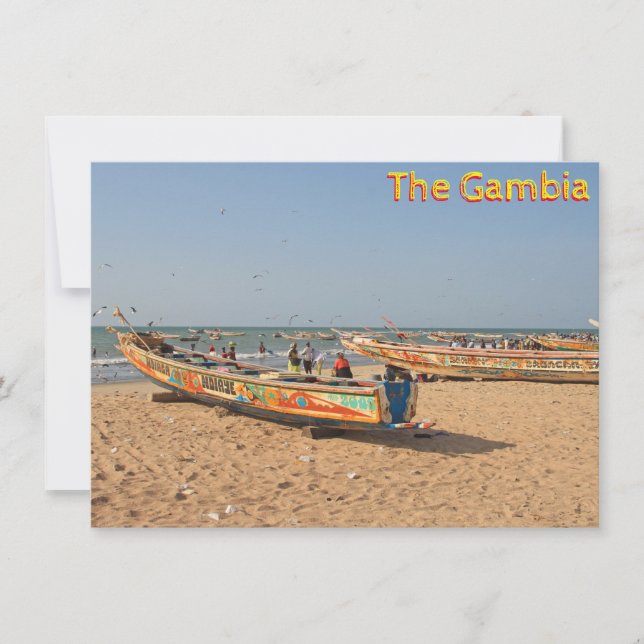 Tanji, Gambia-kort (Framsida)