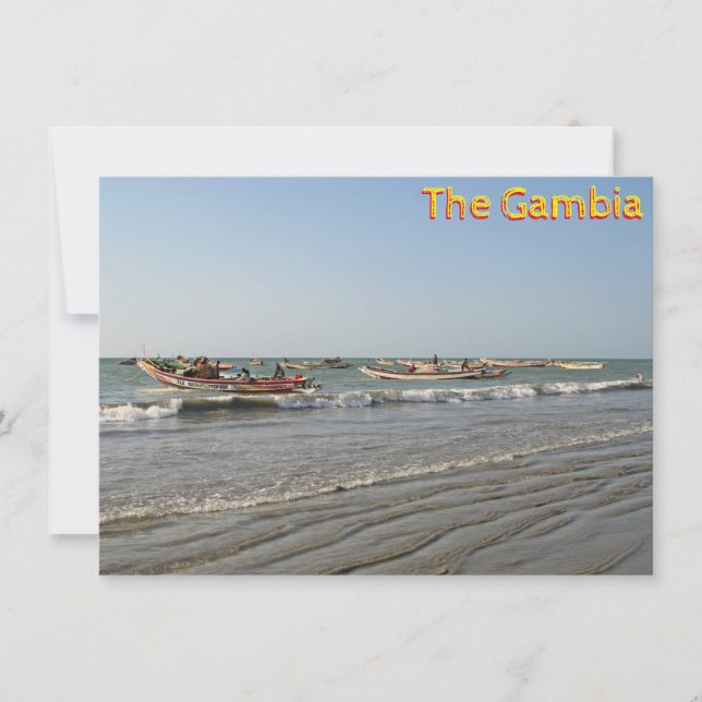 Tanji, Gambia-kort (Framsida)