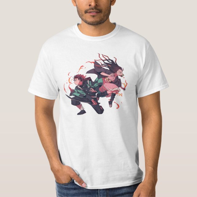 Tanjiro art kamado t shirt (Framsida)