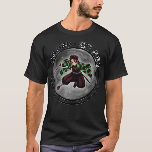 Tanjiro Demon Sayer Kimetsu No Yaiba T-Shirt (Framsida)