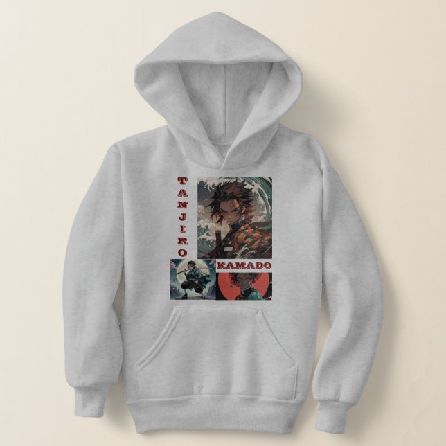 Tanjiro Hoodie | Anime Streetwear T Shirt (Laydown)