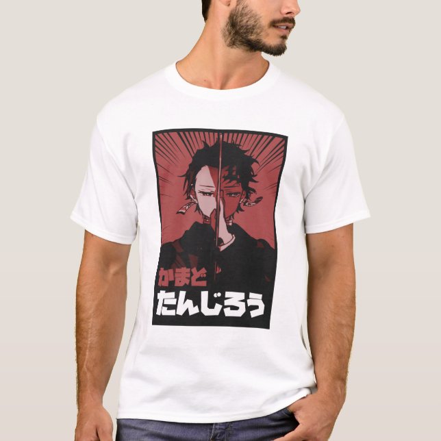 Tanjiro Kamado | Kimetsu no Yaiba T Shirt (Framsida)