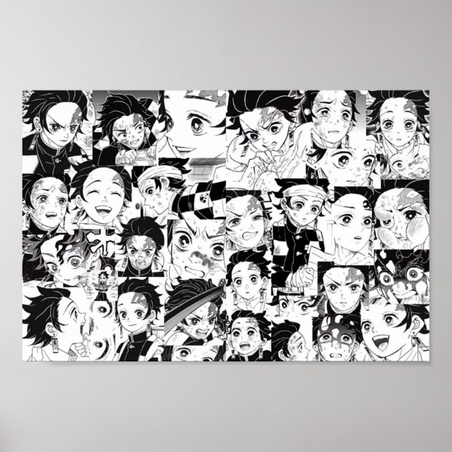 Tanjirou Demon Sayer Kimetsu no Yaiba Poster (Framsidan)