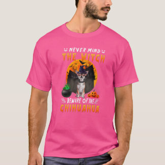 Tänk aldrig på att Chihuahua Hund Hallo var så klo T Shirt