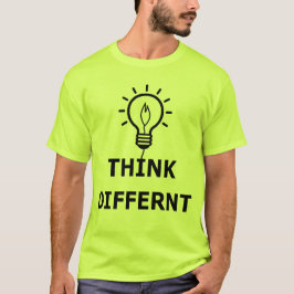Tänk annorlunda t shirt