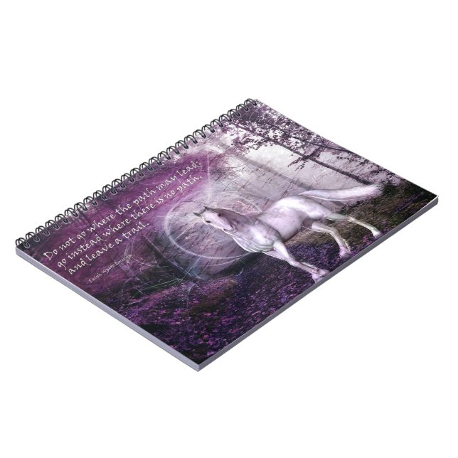 Tänk Anteckningsbok Med Spiral (Vänstra Sidan)