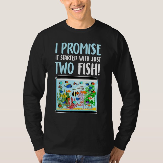 Tank av fisk Aquarium Aquarium Fresh Vatten Fish T Shirt (Framsida)