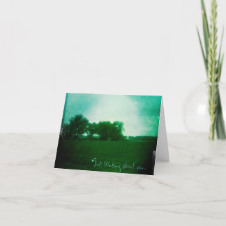 Tänk bara på dig... kort