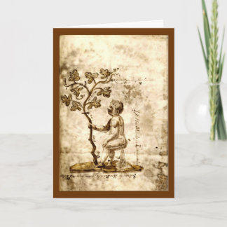 Tänk bara på dig! Medieval Greeting Card Kort