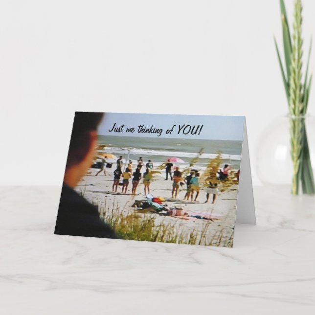 TÄNK BARA PÅ DIG - MILITÄR KORT (Framsida)