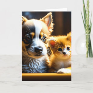 Tänk bara på Ya Kitten och marionen Kort