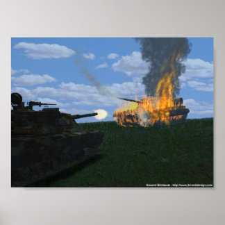 Tank Battle Poster