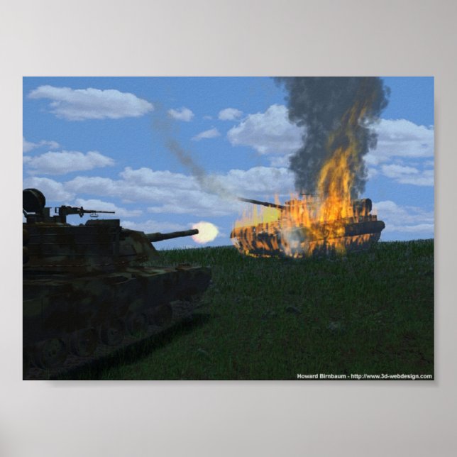 Tank Battle Poster (Framsidan)