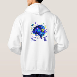 Tänk bortom kosmiska hjärnan hoodie