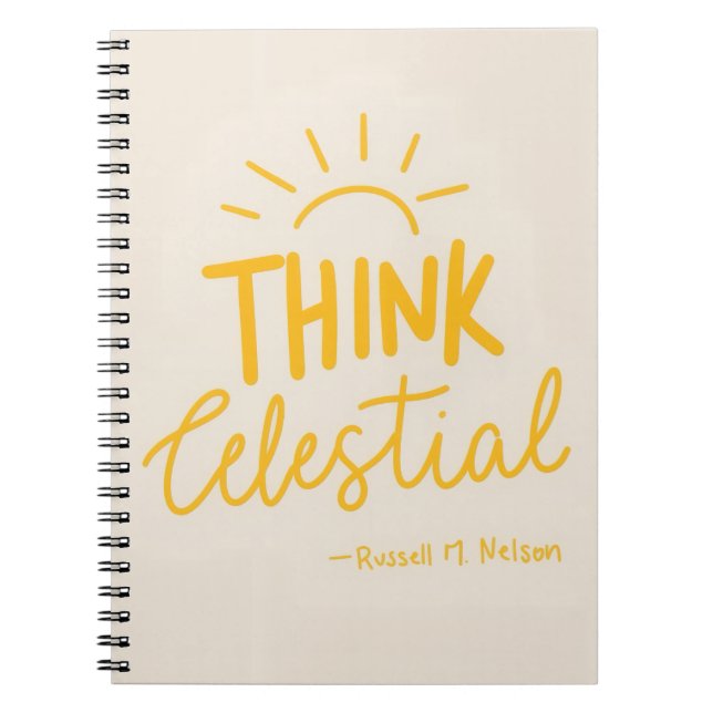 Tänk Celestial Anteckningsbok (Framsidan)