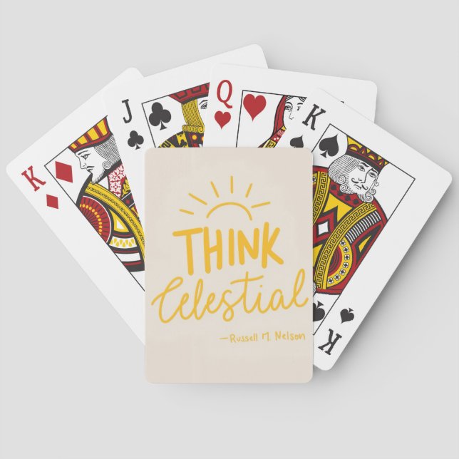 Tänk Celestial Casinokort (Baksidan)