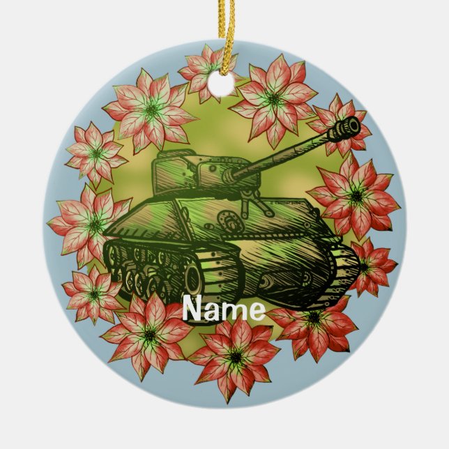 Tank Christmas ornament (Framsidan)