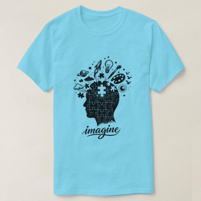 Tänk dig 1g-1 t shirt (Design framsida)