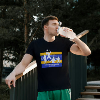 Tänk dig att du själv blockerade den lilla Volleyb T Shirt