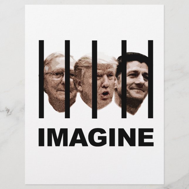 Tänk dig Trump, McConnell och Ryan Behind Pub (Framsida)