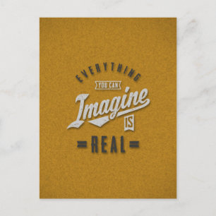 Tänk dig verkliga inspirationsofferter vykort