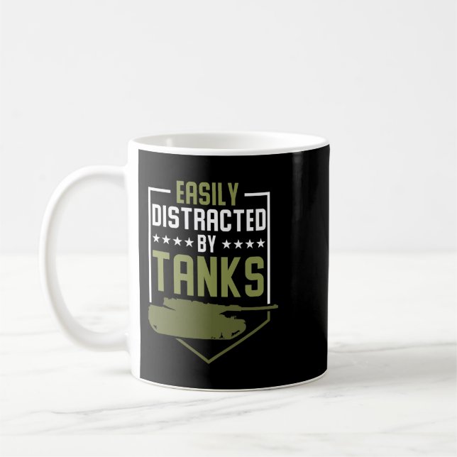 Tank Driver Tank Soldier MiliArmy Kaffemugg (Vänster)