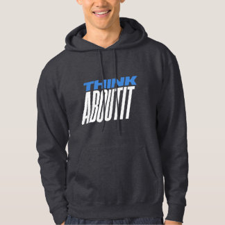 Tänk Efter Inspirerande Citat Hoodie