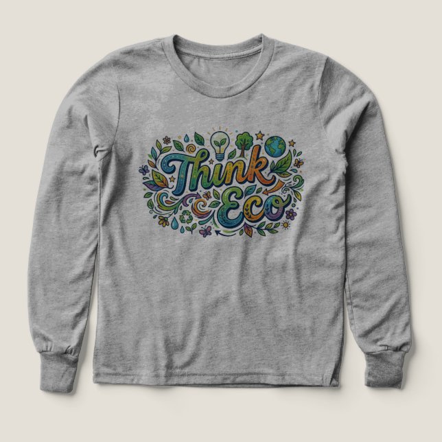 Tänk Ekologi T Shirt (Design framsida)