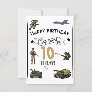 Tank födelsedag inbjudningar